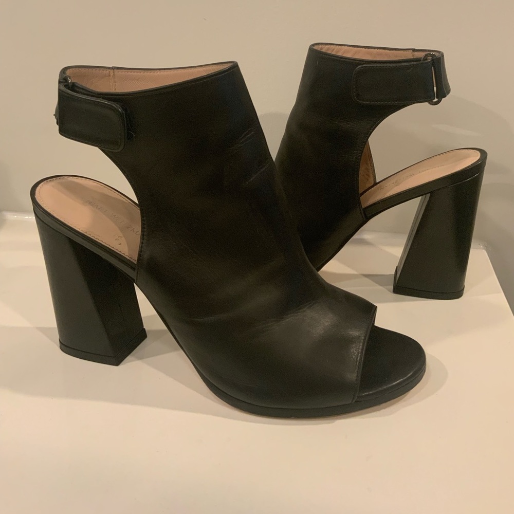 Start Weitzman Open Toe Ankle Bootie, size 10US